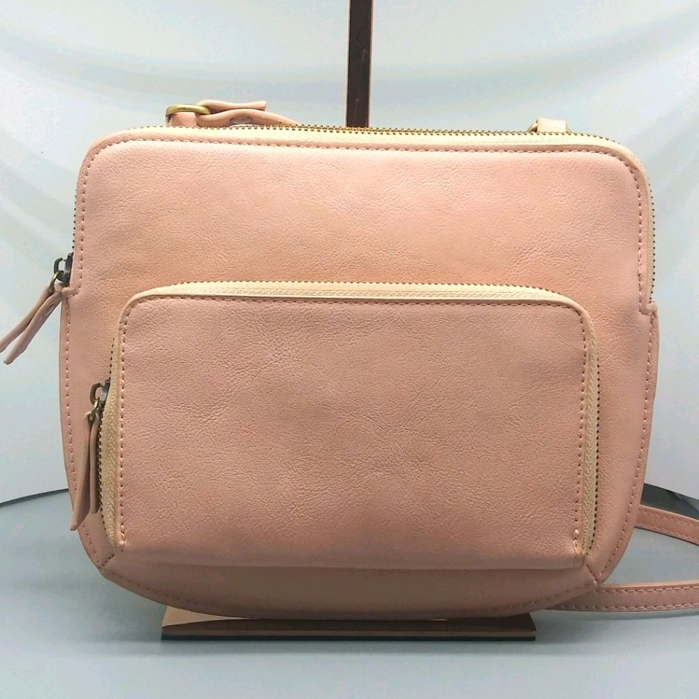Joy Susan barely pink mini convertible crossbody